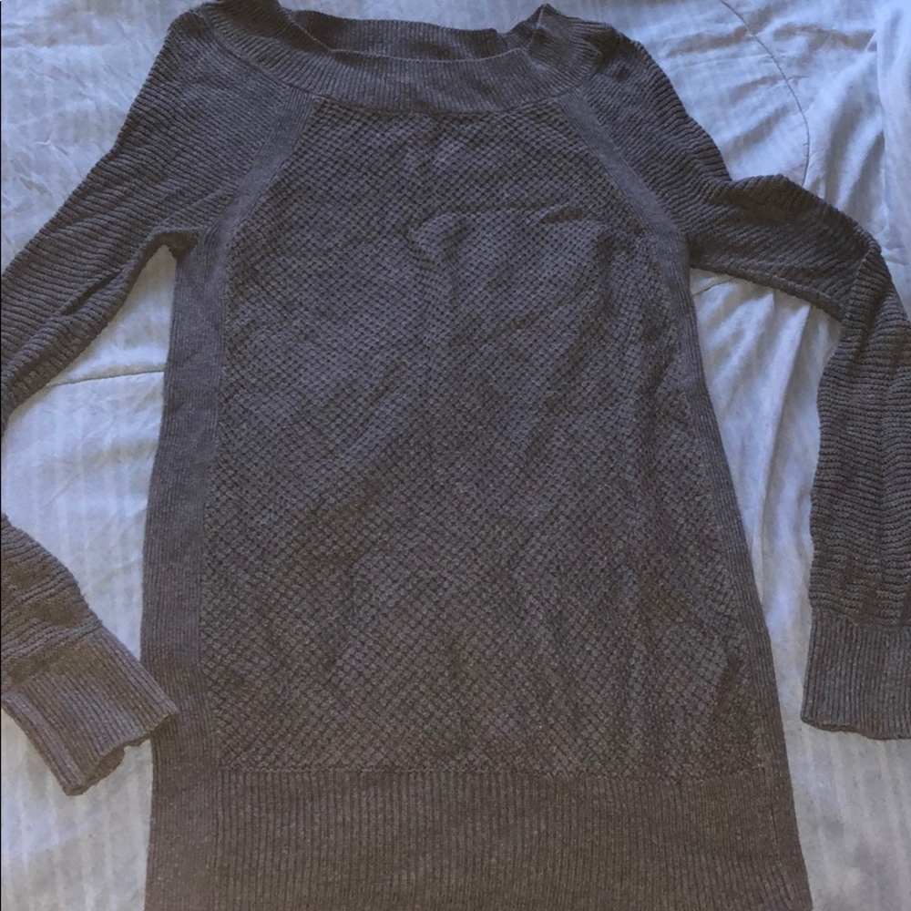 Long grey sweater